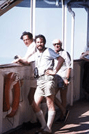 Ian Byard and Pat Trevor below the Bridge
